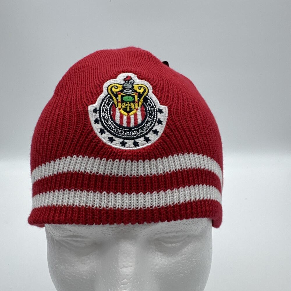 Chivas Guadalajara Club Mexico Beanie Hat Soccer Football Rhinox Vintage 00s Nos